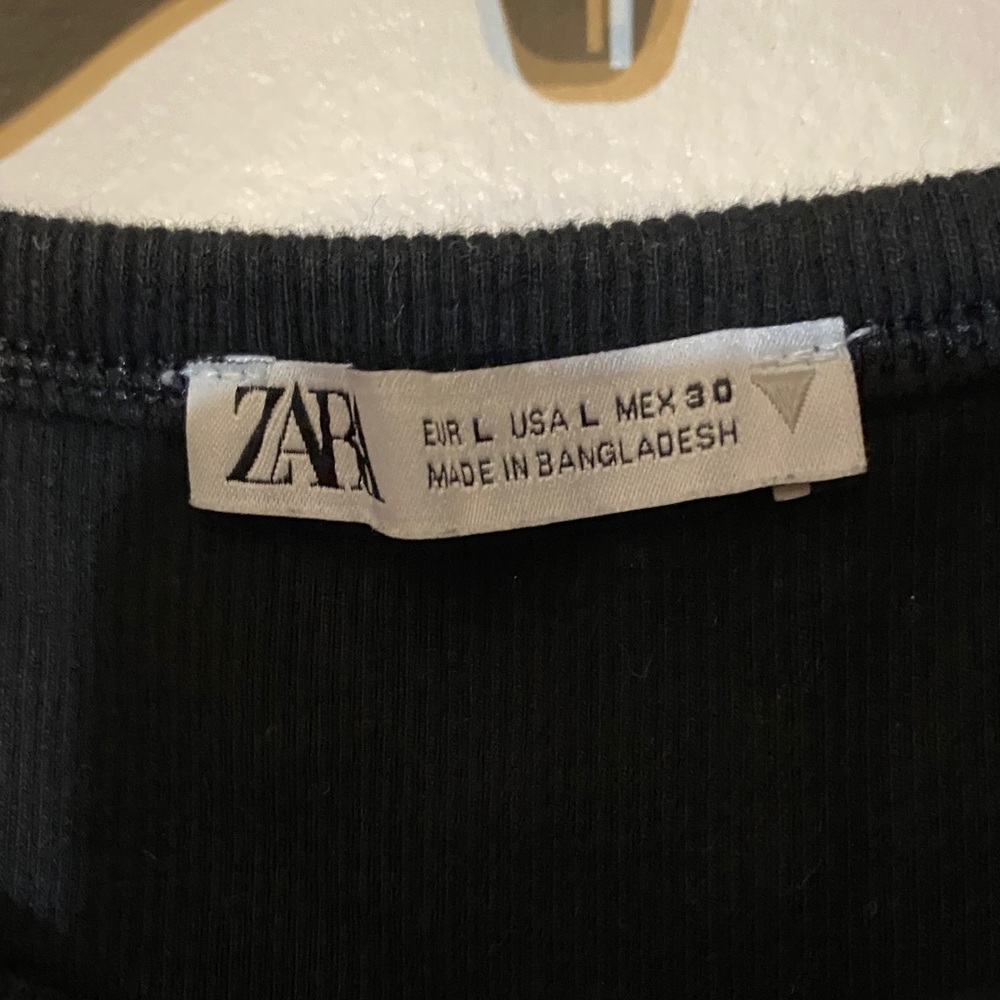 Zara Elegant Black Cutout Mini Dress - Picture 2 of 3